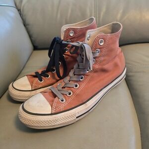 Converse Chuck Taylor All Star High Top Terracotta Orange Mens 6.5 Womens‎ 8.5